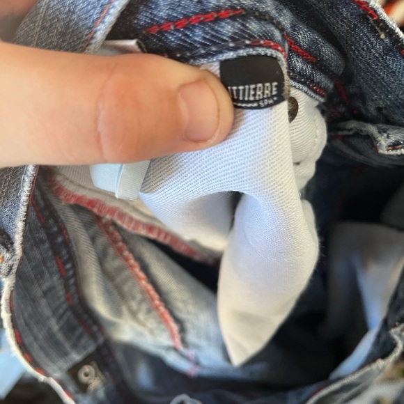 Dolce & Gabbana Vintage Distressed Light Wash Ittierre‎ Straight Leg Jeans Sz 34 - Picture 9 of 9